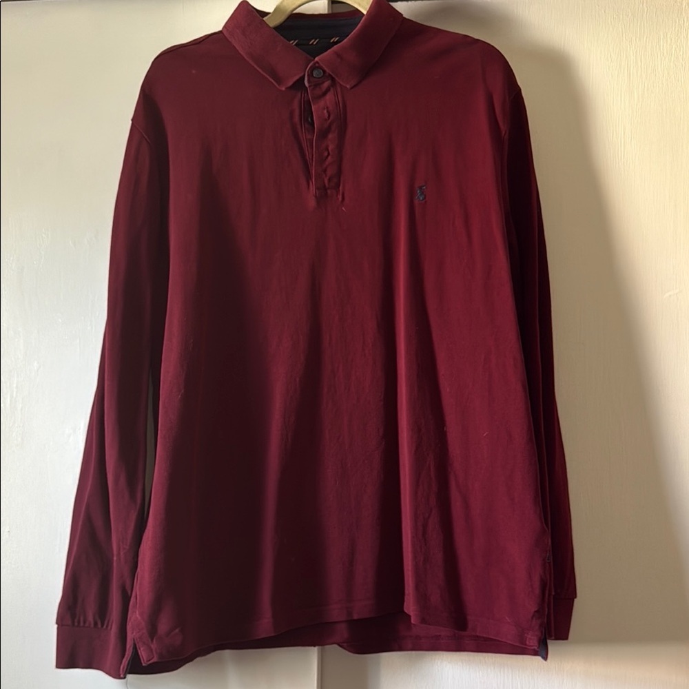 Men's Burgundy Polo Shirt